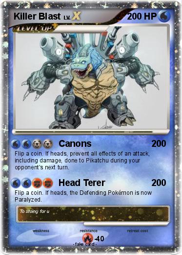 Pokemon Killer Blast