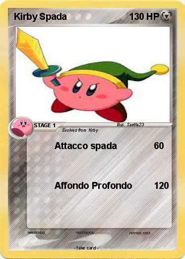Pokemon Kirby Spada