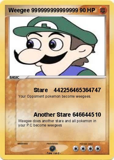 Pokemon Weegee 999999999999999