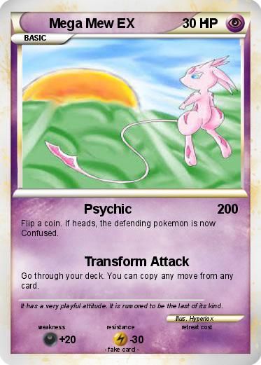 Pokemon Mega Mew EX                   1