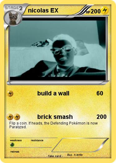 Pokemon nicolas EX