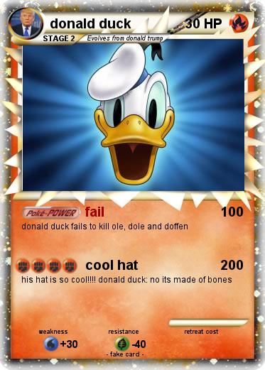 Pokemon donald duck