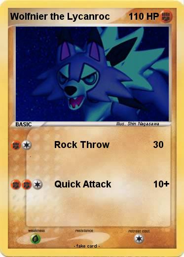 Pokemon Wolfnier the Lycanroc