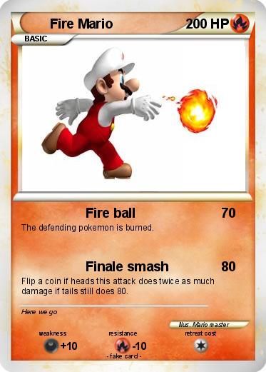 Pokemon Fire Mario