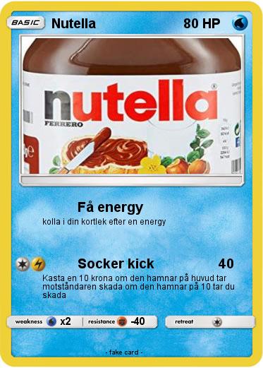 Pokemon Nutella
