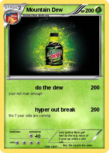 Pokemon Mountain Dew