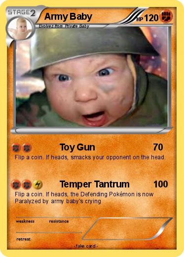 Pokemon Army Baby