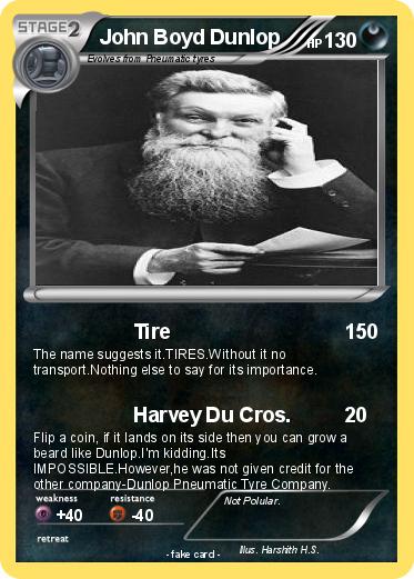 Pokemon John Boyd Dunlop
