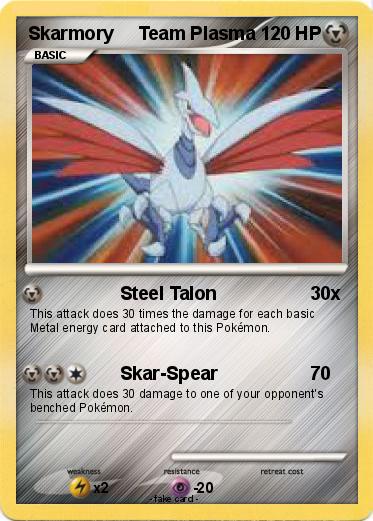 Pokemon Skarmory     Team Plasma