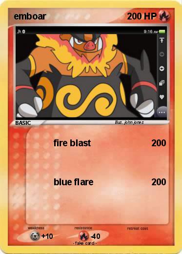 Pokemon emboar