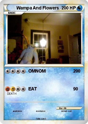 Pokemon Wampa And Flowers