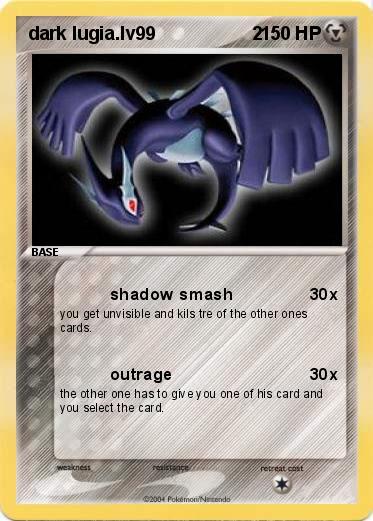 Pokemon dark lugia.lv99                   2