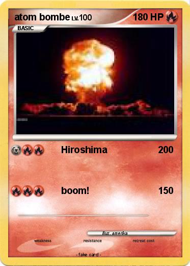 Pokemon atom bombe