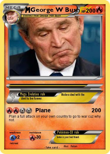 Pokemon George W Bush