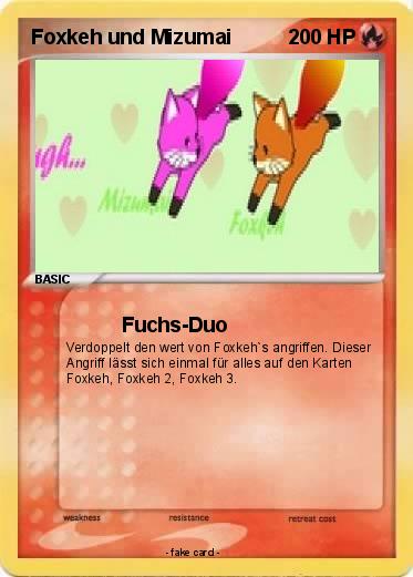 Pokemon Foxkeh und Mizumai
