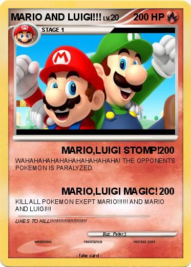 Pokemon MARIO AND LUIGI!!!