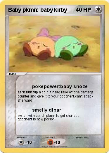 Pokemon Baby pkmn: baby kirby