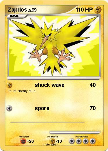 Pokemon Zapdos