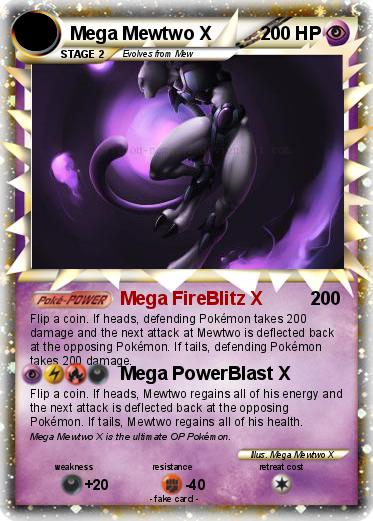 Pokemon Mega Mewtwo X