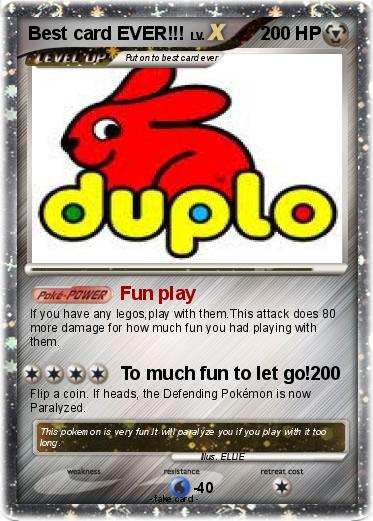Pokemon Best card EVER!!!