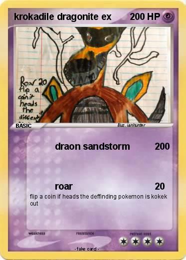 Pokemon krokadile dragonite ex