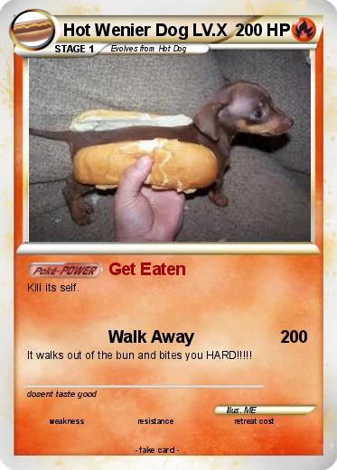 Pokemon Hot Wenier Dog LV.X