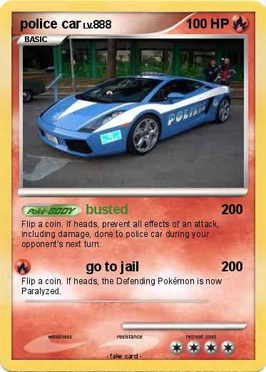 Pokemon police car