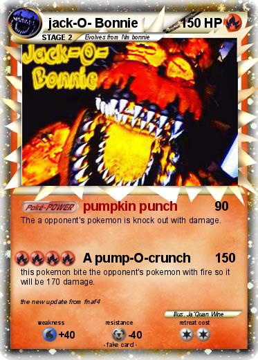 Pokemon jack-O- Bonnie