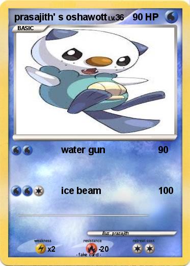 Pokemon prasajith' s oshawott