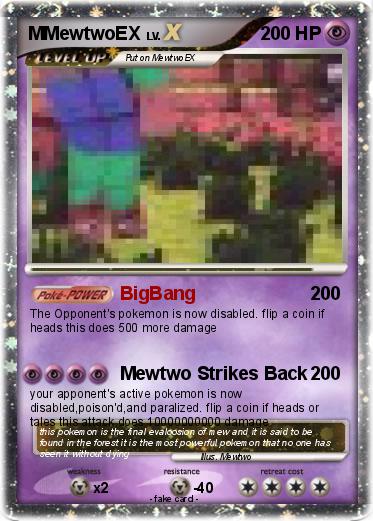 Pokemon MMewtwoEX