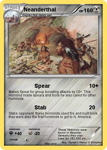 Pokemon Neanderthal