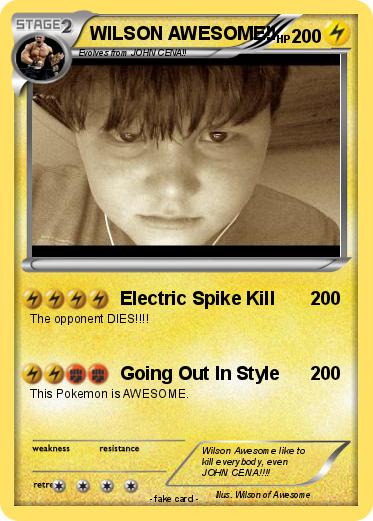 Pokemon WILSON AWESOME!!
