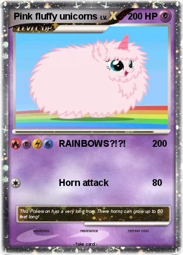 Pokemon Pink fluffy unicorns
