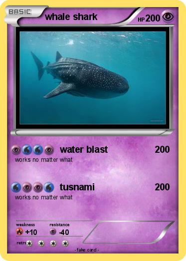 Pokemon whale shark