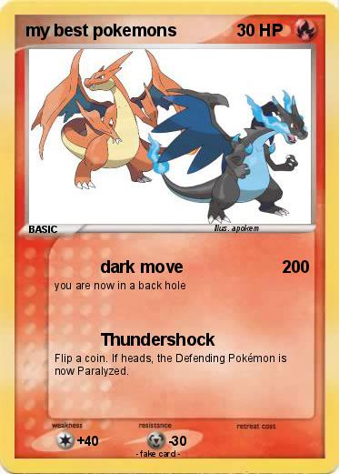 Pokemon my best pokemons