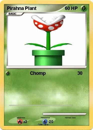 Pokemon Pirahna Plant