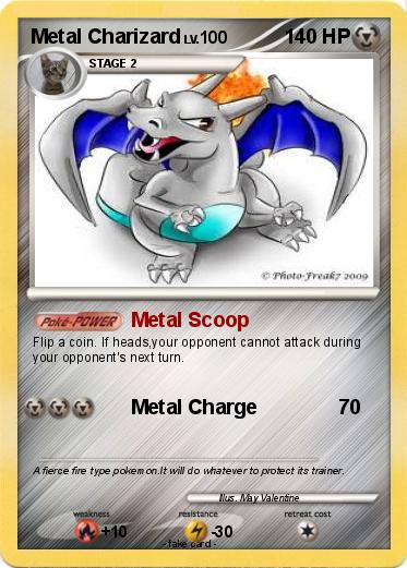 Pokemon Metal Charizard