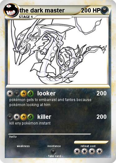 Pokemon the dark master