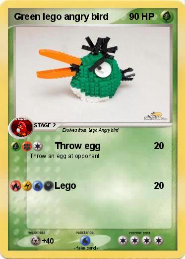 Pokemon Green lego angry bird