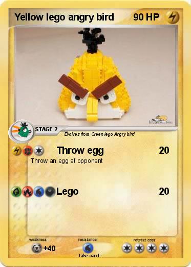 Pokemon Yellow lego angry bird