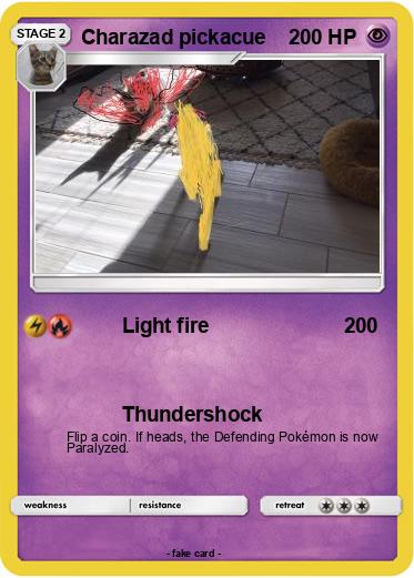 Pokemon Charazad pickacue