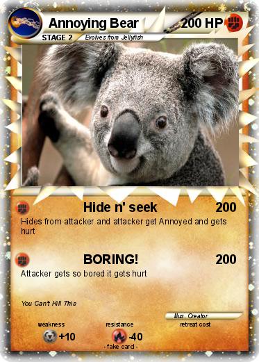 Pokemon Annoying Bear