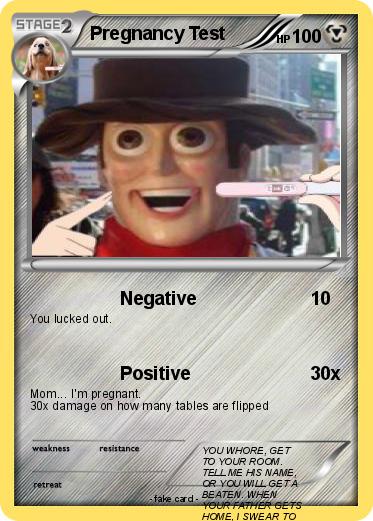 Pokemon Pregnancy Test