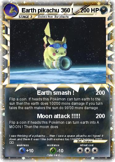 Pokemon Earth pikachu 360 !