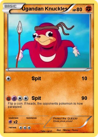 Pokemon Ugandan Knuckles