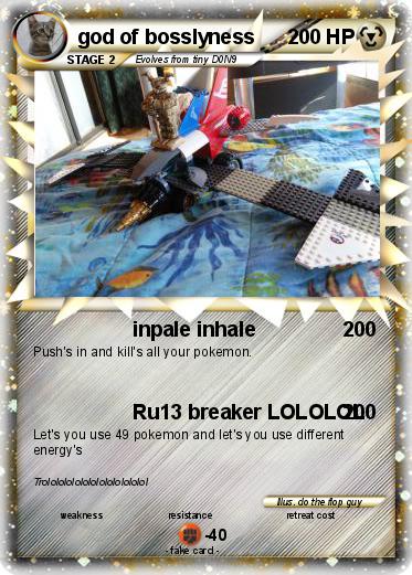 Pokemon god of bosslyness