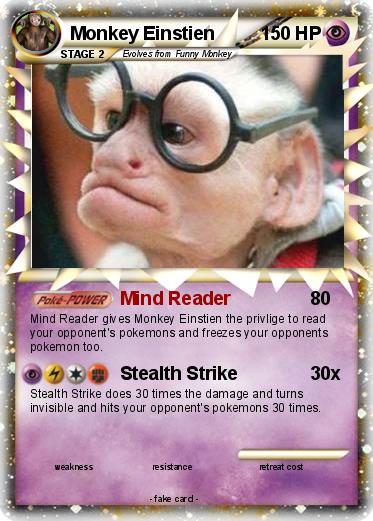 Pokemon Monkey Einstien