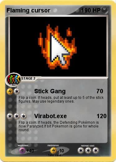 Pokemon Flaming cursor