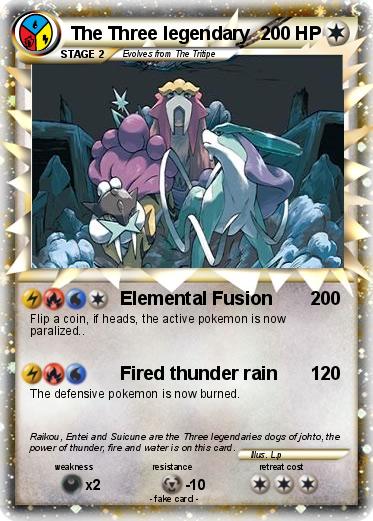 Pokemon The Three legendary