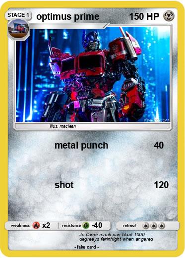 Pokemon optimus prime